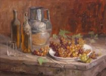 Appraisal: Ettore Federighi Brazilian - A very lovely still life of