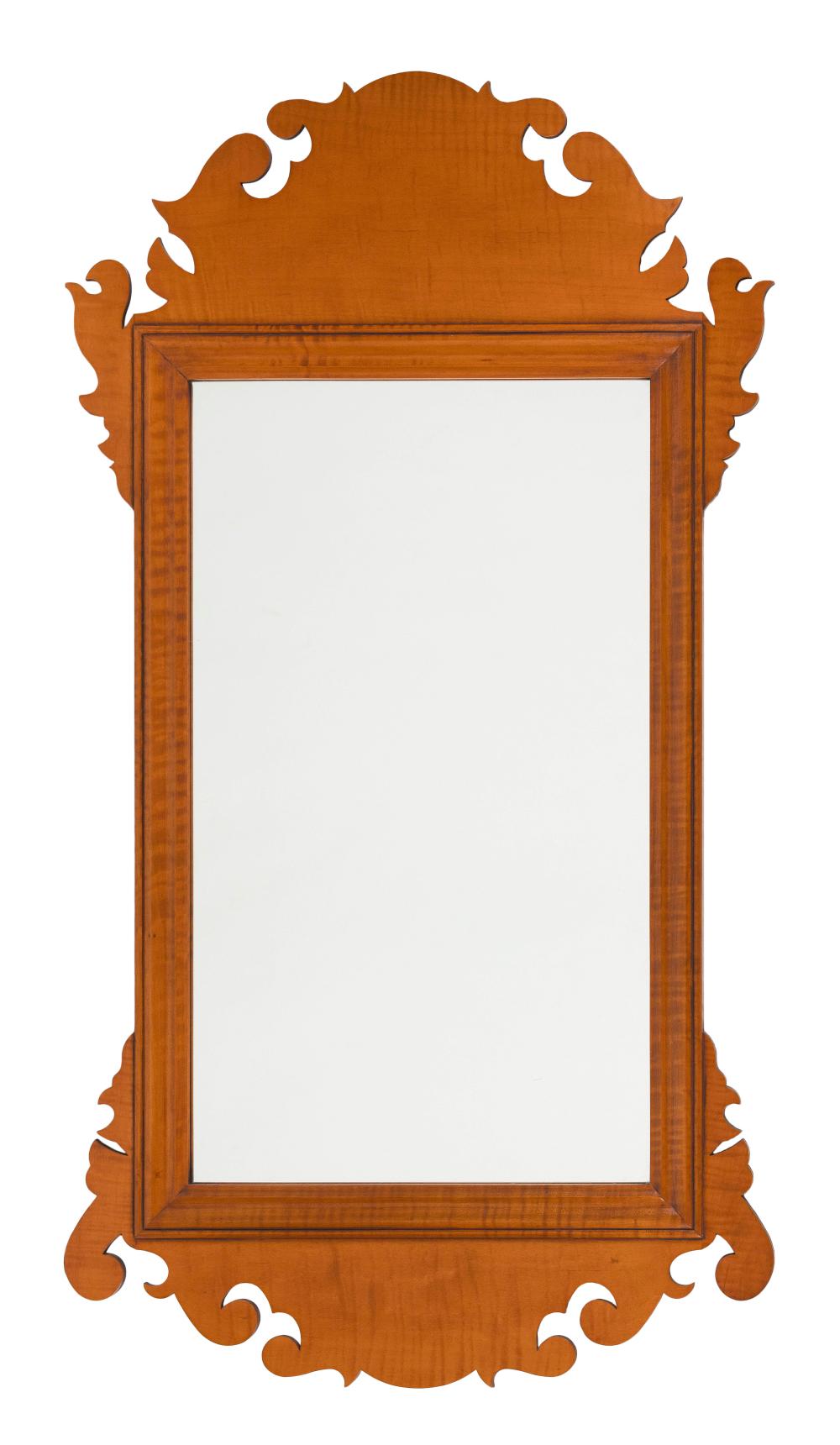 Appraisal: ELDRED WHEELER CHIPPENDALE-STYLE MIRROR MASSACHUSETTS TH CENTURY HEIGHT WIDTH ELDRED