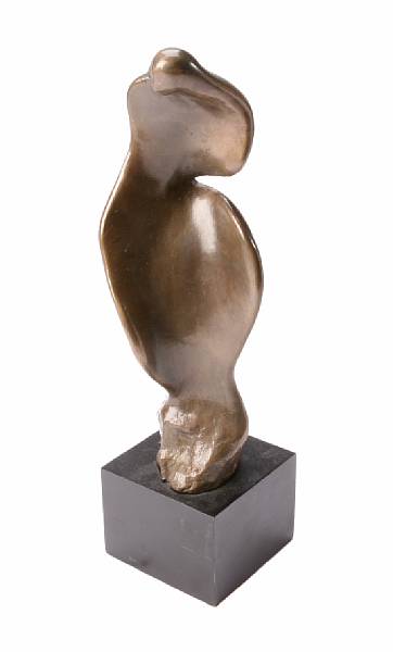 Appraisal: A contemporary patinated bronze figure inscribed R F H Binder