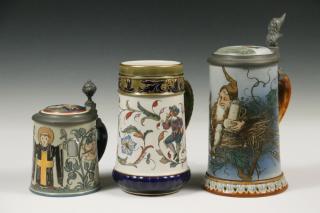 Appraisal: STEINS BY METTLACH RORSTRAND Group of Late th-Early th c