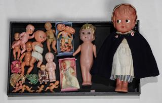 Appraisal: lot of Celluloid dolls made in Hong Kong and Italy