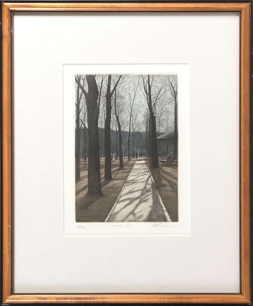 Appraisal: HAROLD ALTMAN NEW YORK PENNSYLVANIA FRANCE - PATH LITHOGRAPH ON