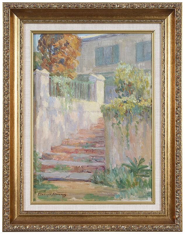 Appraisal: Eleanor Abrams New York - The Terrace Steps signed lower