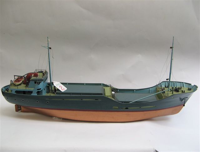 Appraisal: MERCANTIC A HAND MADE SCALE MODEL COASTAL FREIGHTER scale by