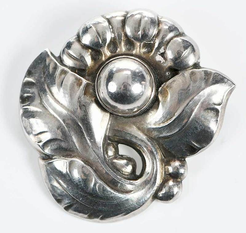 Appraisal: Georg Jensen Sterling Brooch design - x - in gramsProvenance