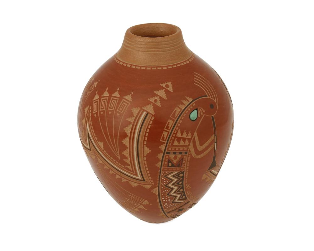 Appraisal: Glendora Fragua Daubs b Jemez Pueblo A Pueblo pottery jar