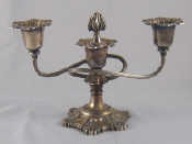 Appraisal: A modern silver -light candelabrum by WTT Co Birmingham on