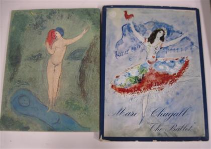 Appraisal: vols Chagall Marc illustrator Lassaigne Jacques Marc Chagall Drawings and