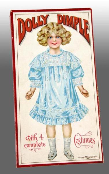 Appraisal: Dolly Dimple Boxed Paper Doll Set Description Easel back doll