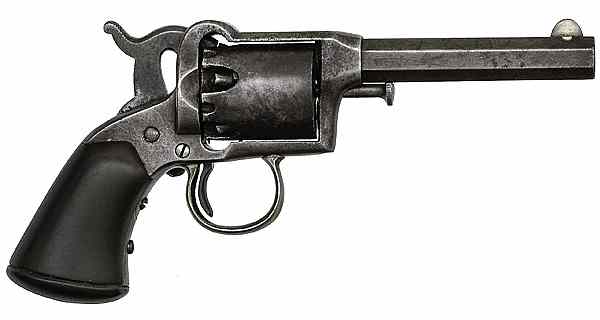 Appraisal: Remington Beals First Model Pocket Percussion Revolver cal '' octagonal