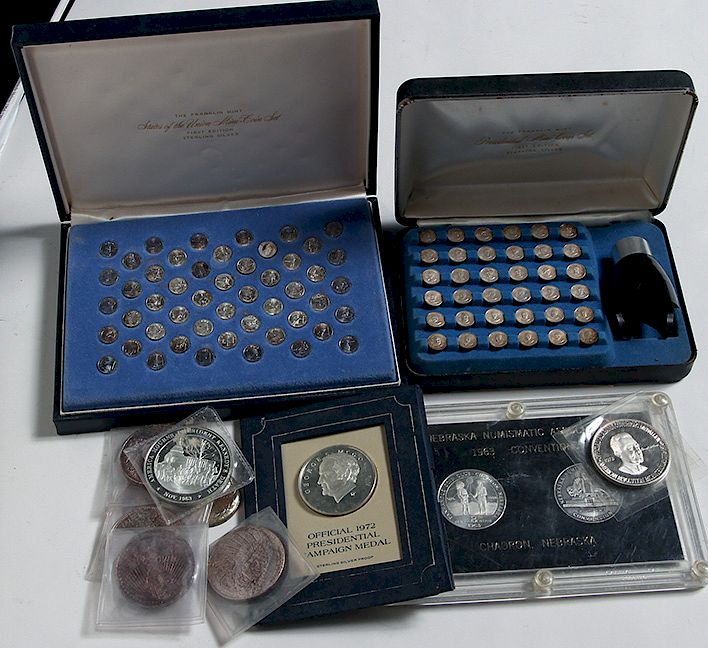 Appraisal: Silver Bullion Lot Approximately ozs of and approx ozs Sterling