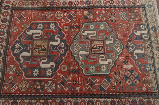 Appraisal: ANTIQUE TURKISH RUG ft x ft in PROVENANCE Estate of