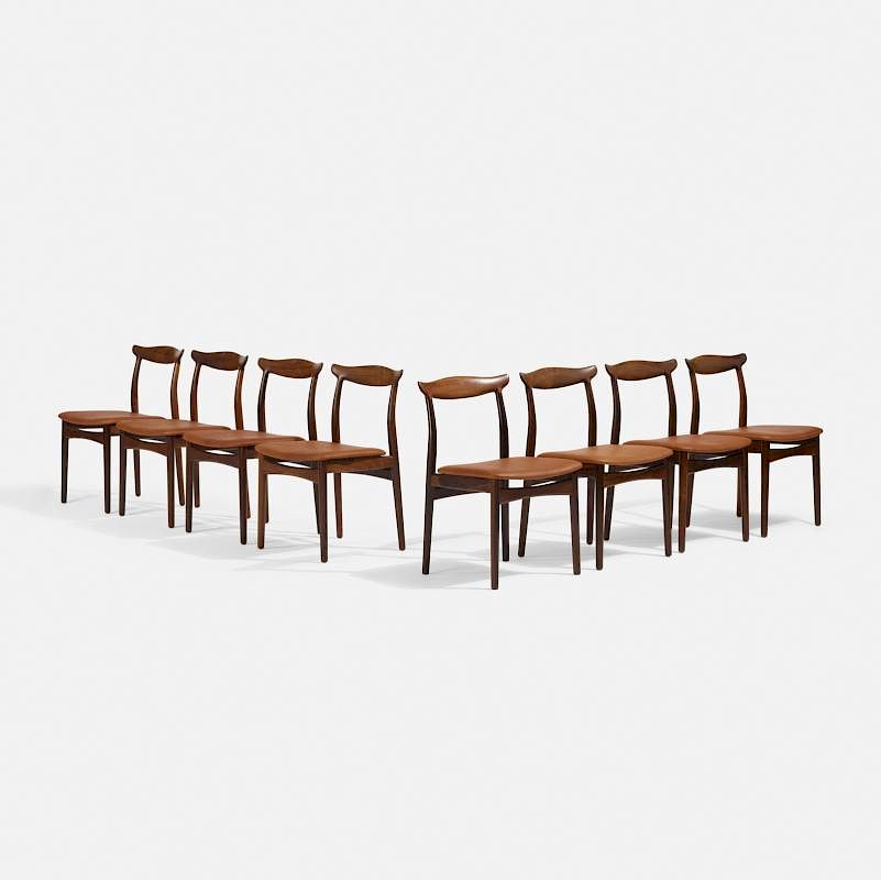 Appraisal: Erik Worts dining chairs set of eight Erik Worts dining