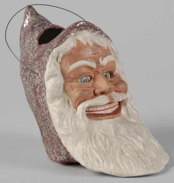 Appraisal: Father Christmas Lantern Description Original eyes and mouth inserts Great