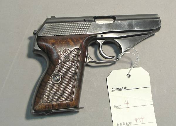 Appraisal: An early waffenamt proofed Walther Hsc semi-automatic pistol Serial no