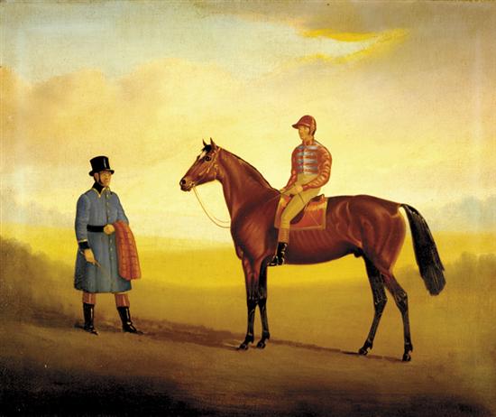 Appraisal: R B Phillips British th century THE RACEHORSE JADNANoil on