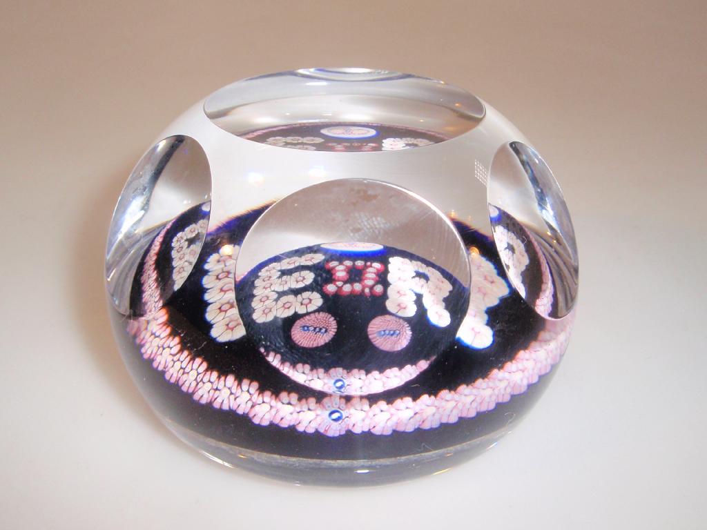 Appraisal: A Whitefriars Limited edition paperweight Silver Jubilee of Queen Elizabeth