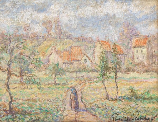 Appraisal: PAUL-EMILE PISSARRO FRENCH - x sheet Juin la Roche Taillis