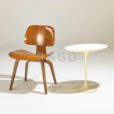 Appraisal: CHARLES AND RAY EAMES EERO SAARINEN Dining chair and tulip