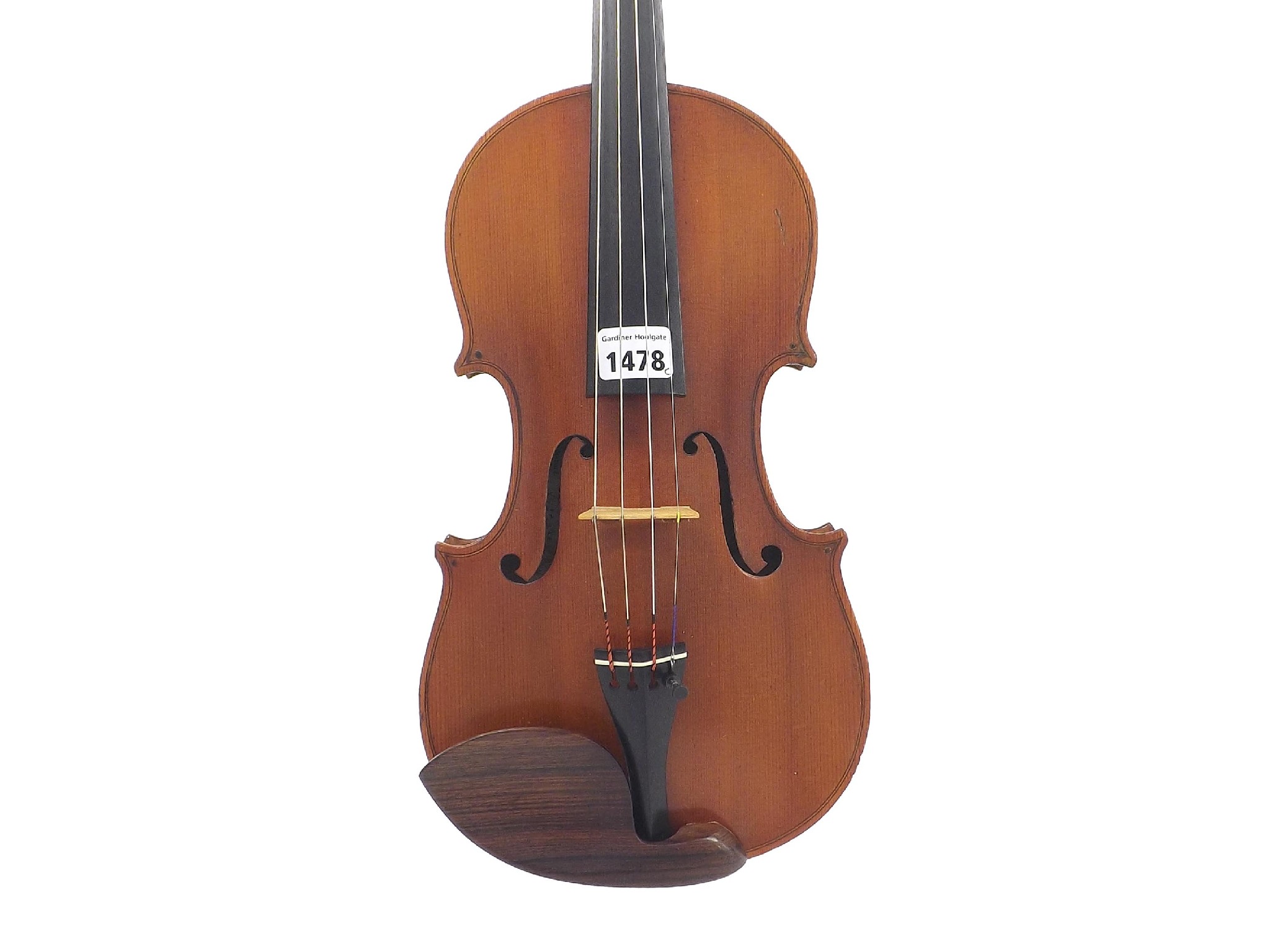 Appraisal: French violin labelled Fait Sous la Direction Marc Laberte Maitre