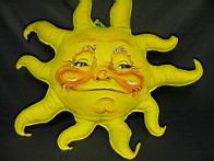 Appraisal: LARGE ANNALEE SUN This Annalee sun has two faces a