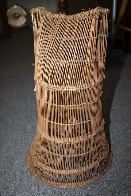 Appraisal: A JAPANESE WICKER FISHING NET