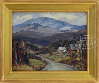 Appraisal: THOMAS R CURTIN American - MT MANSFIELD JOHNSON VERMONT Oil