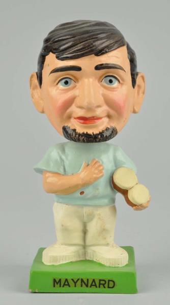 Appraisal: Maynard Bobble Head Paint chips and cracks throughout Bright and