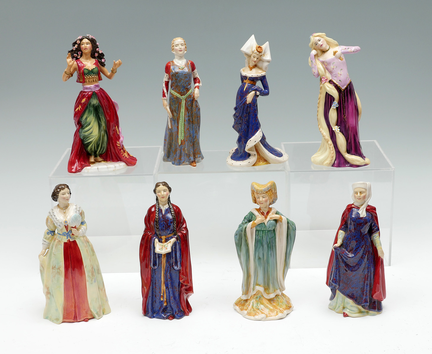 Appraisal: PC ROYAL DOULTON LADY FIGURES Scheherazade HN Philippa of Hainault''