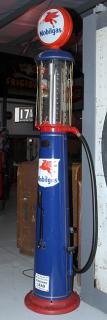 Appraisal: Mobilgas restored Wayne visible pump a professional restoration from top