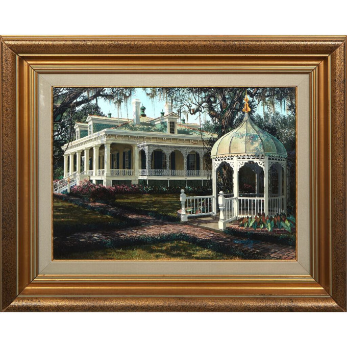 Appraisal: James Kendrick III Louisiana - Tezcuco Plantation oil on board