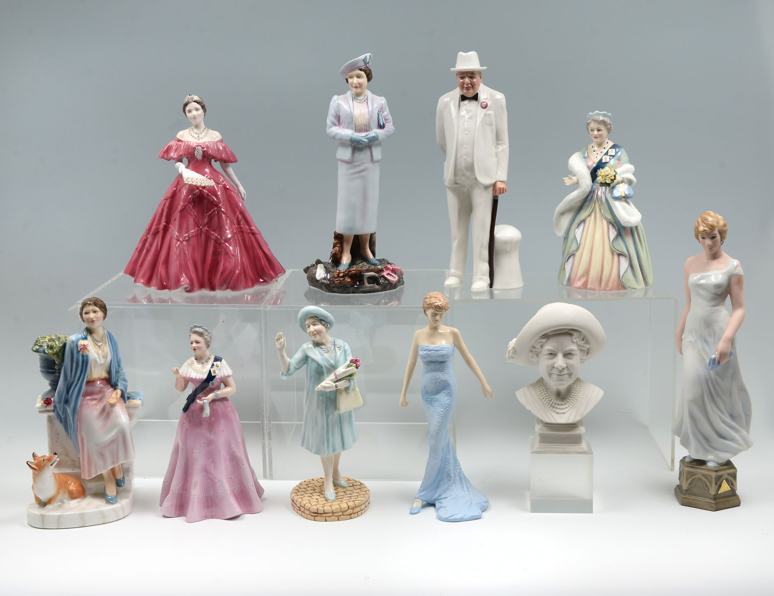 Appraisal: PC ROYAL DOULTON WORCESTER QUEEN ELIZABETH COLLECTION ''Queen Elizabeth The