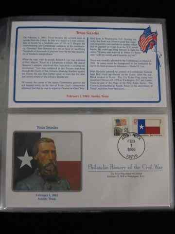 Appraisal: U S Stamp Album ''Philatelic History ofthe Civil War'' by