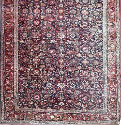 Appraisal: A Northwest Persian carpet modern the indigo field with allover