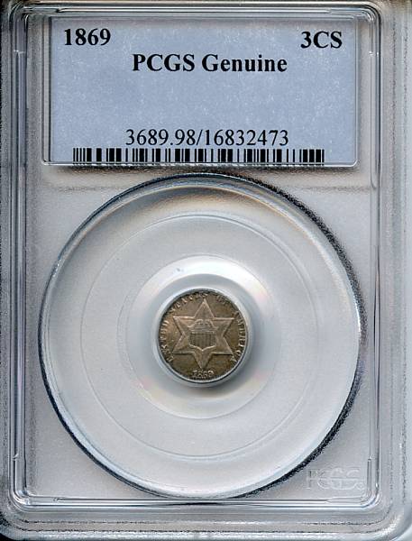 Appraisal: CS Genuine Damage PCGS Details of AU The planchet is