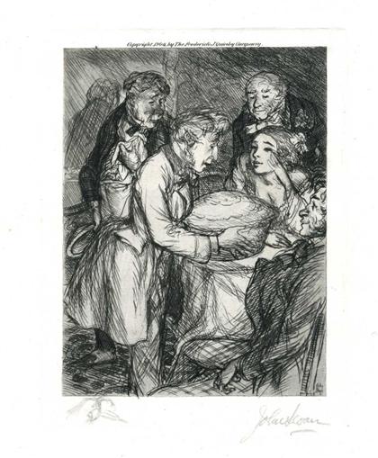 Appraisal: piece Etching Sloan John Untitled from Charles Paul de Kock's