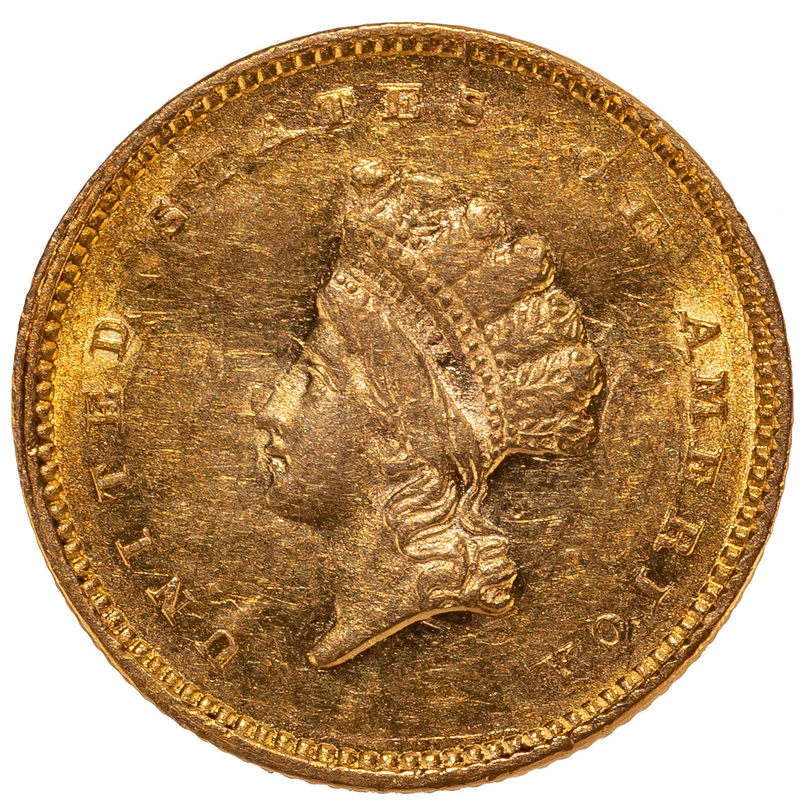 Appraisal: TY GOLD DOLLAR XF SLIGHT BEND ON OBVERSE Major clash