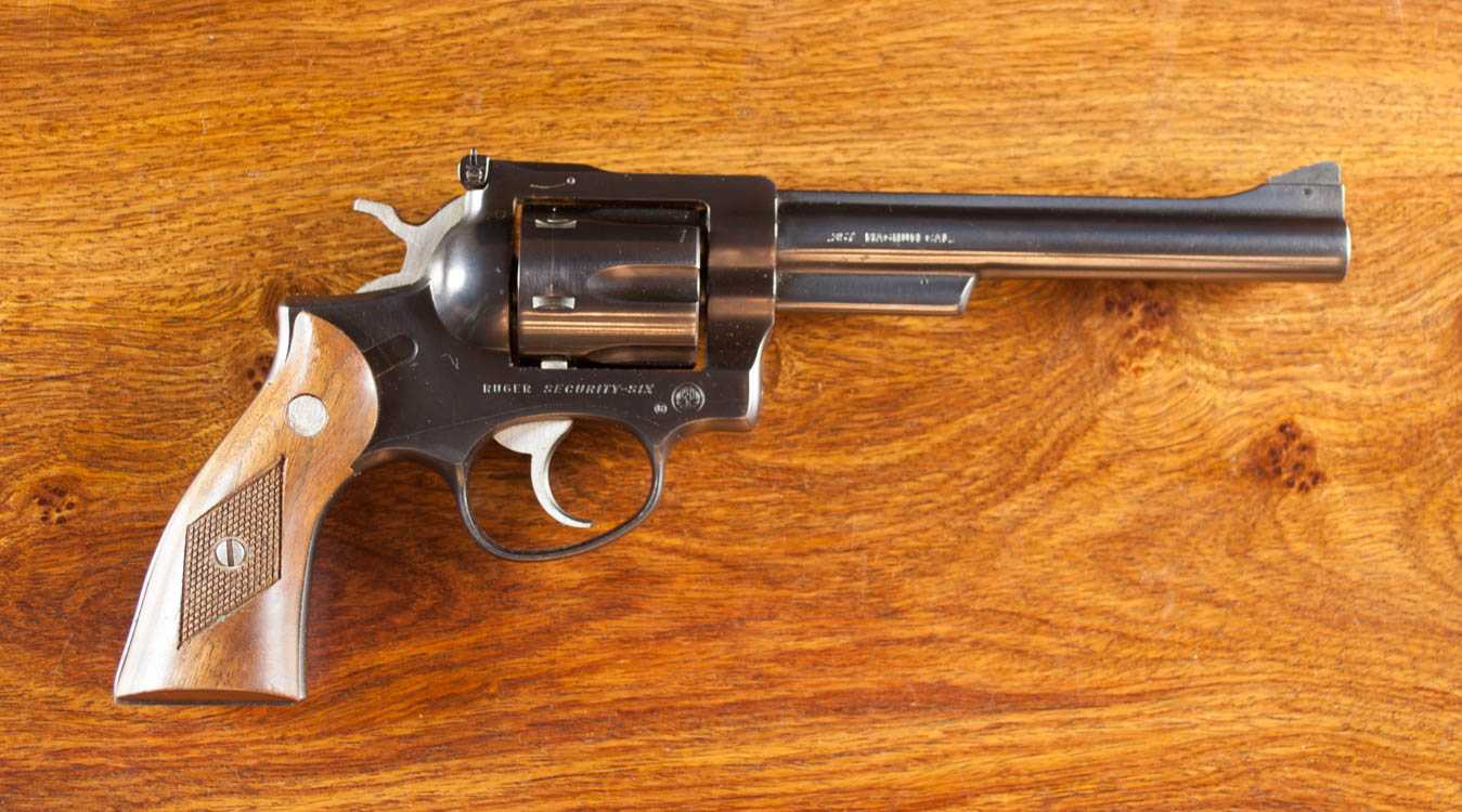 Appraisal: STURM RUGER SECURITY-SIX DOUBLE ACTION REVOLVER magnum caliber barrel blued