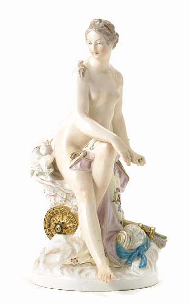 Appraisal: A Berlin K P M porcelain figure of Diana late