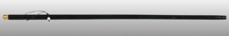 Appraisal: Gadget Walking Stick Cane Description Black shaft with gold hallmarks