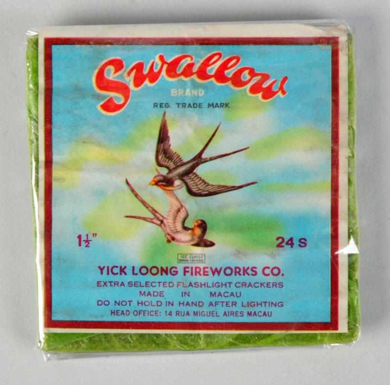 Appraisal: Swallows -Pack Logo Firecrackers Class Manufactured by Yick Loong Condition