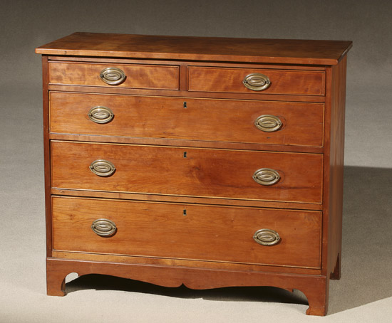 Appraisal: Federal Style Cherry Chest of Drawers Early th Century Height