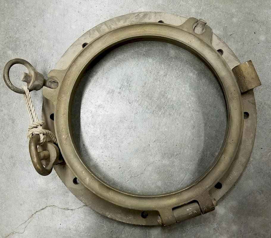 Appraisal: Port hole NA Port hole with no glass outside diameter