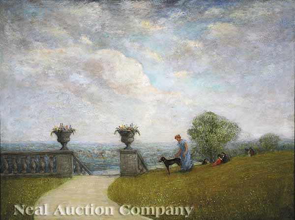 Appraisal: George van Horn Millet American Missouri - In the Park