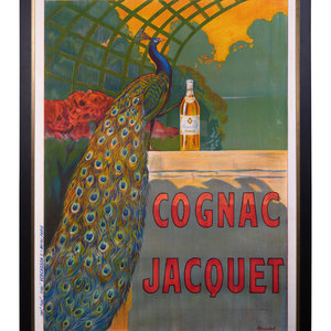 Appraisal: A French Poster for Cognac Jacquet by Bouchet CIRCA Height