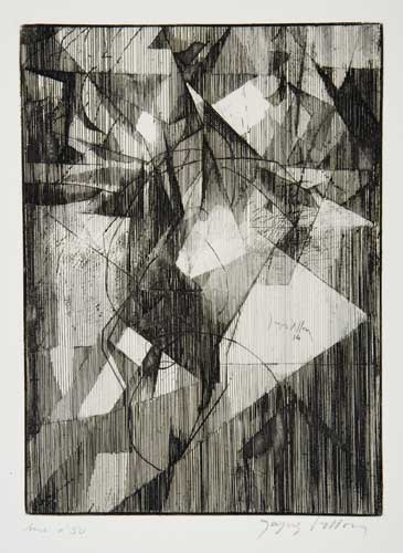 Appraisal: JACQUES VILLON Le Petite quilibriste Drypoint x mm x inches