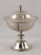 Appraisal: An antique Russian silver cup and cover the bowl of