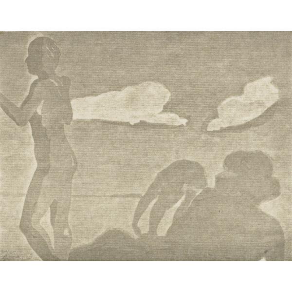 Appraisal: ERIC FISCHL American b Untitled Beach scene relief pressure print