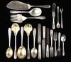 Appraisal: PC TIFFANY SILVER PLATE FLATWARE SET - 'H' Monogram Early