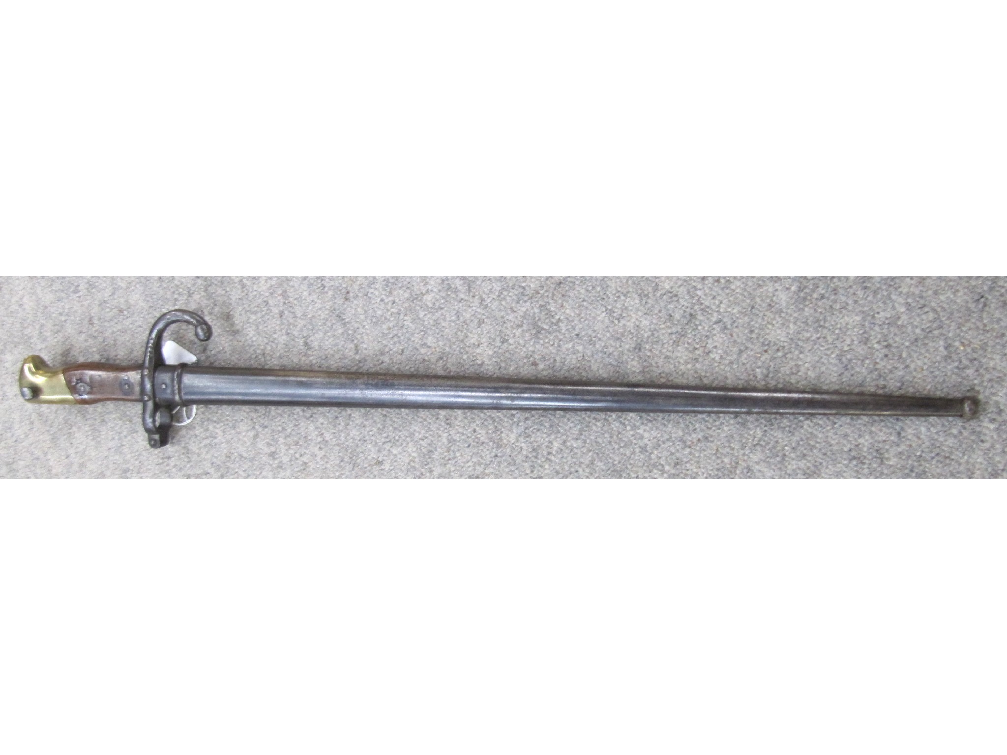 Appraisal: A French th Century bayonet in scabbard